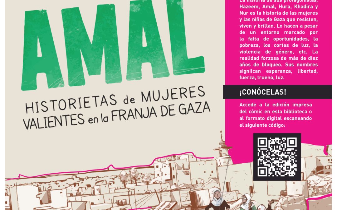 Acercando los ODS y la Igualdad de Género a la provincia de Zaragoza a través del cómic social con historias de mujeres refugiadas de Palestina